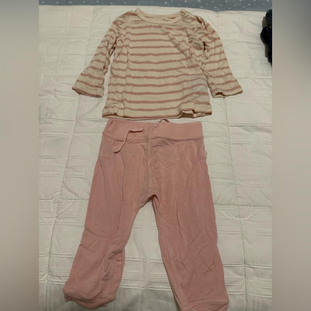 BOODY Baby Soft Pink Baby Long Sleeve PJs